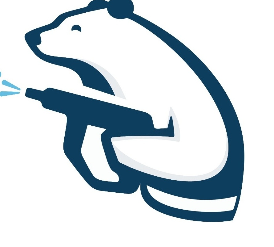 Mobiles Trockeneisstrahlen Kubawski GbR - Logo mit Eisbaer